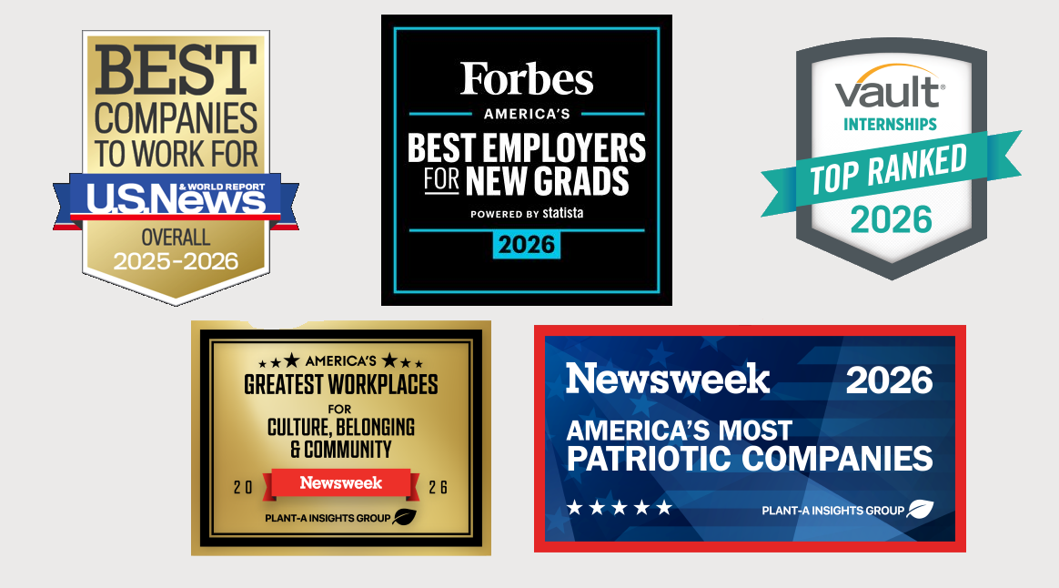 Awards logos.