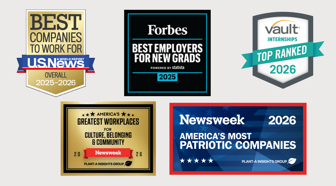 Awards logos.