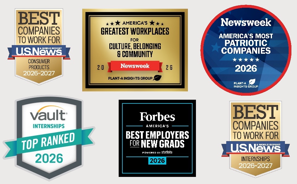 Awards logos.